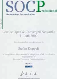 SOCP Networks Siemens