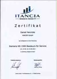 Service Technik Zertifikat
