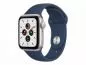 Mobile Preview: Apple Watch SE (2021) GPS 40mm Silver Alu Blue Band