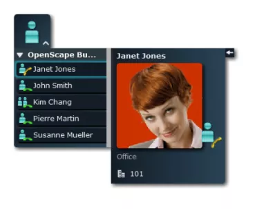 OpenScape Business MyPortal Smart Windows Ansicht