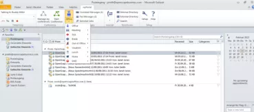 OpenScape Business myPortal Outlook Ansicht