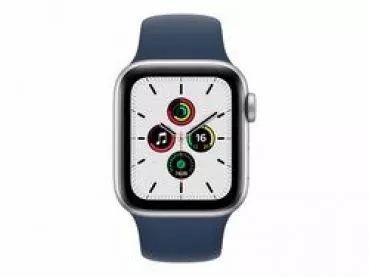 Apple Watch SE (2021) GPS 40mm Silver Alu Blue Band
