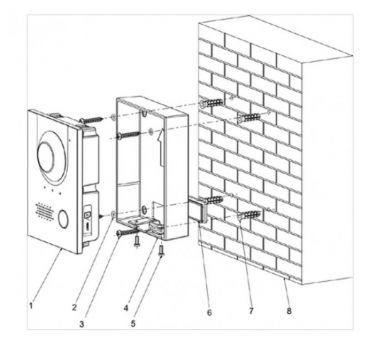 Preview: DAHUA VTM115 - Aufputzkasten