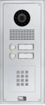 Türsprechstelle Behnke 5-0022-IP UP-Set 2-Ruftasten + Codeschloss und Videobild