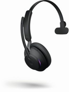 Preview: JABRA Evolve2 65 monaural MS USB-A Bluetooth black