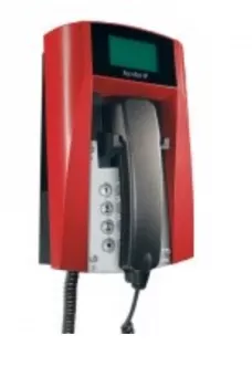 Ex-Telefon FernTel IP4 Zone 2, schwarz/rot, Panzerschnur