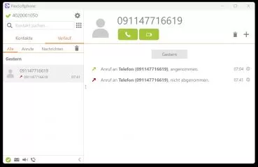 FlexSoftphone