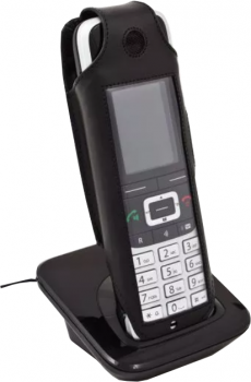 Preview: Ledertasche Mitel (ehem. Unify) OpenScape S5 DECT (Drehclip)