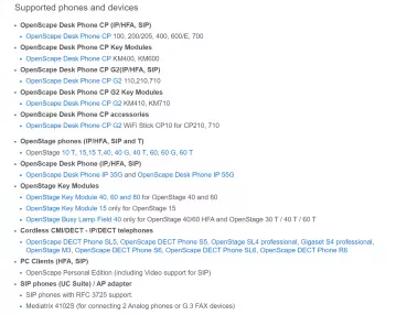 OpenScape Business X1R Devices