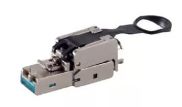 RJ-45 Stecker, werkzeuglos, EasyPull, STP, Cat. 6A