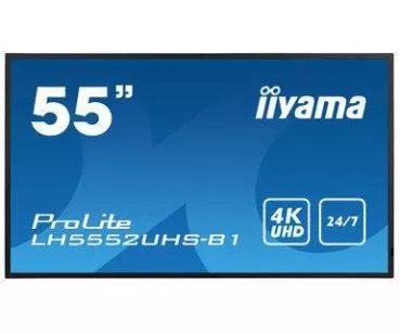 iiyama ProLite LH5552UHS-B1 138,8cm (55 Zoll) 4K UHD Auflösung, 24/7 Betriebszeit, Intel® SDM-S Steckplatz