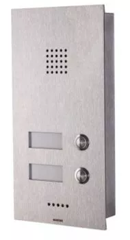 wantec MONOLITH C a/b 2T Türsprechstelle mit 2 Tasten