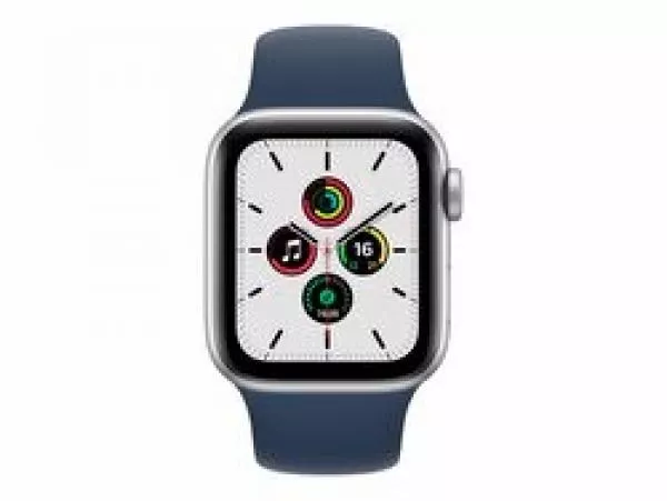 Apple Watch SE (2021) GPS 40mm Silver Alu Blue Band Apple Watch SE (2021) GPS 40mm Silver Alu Blue Band