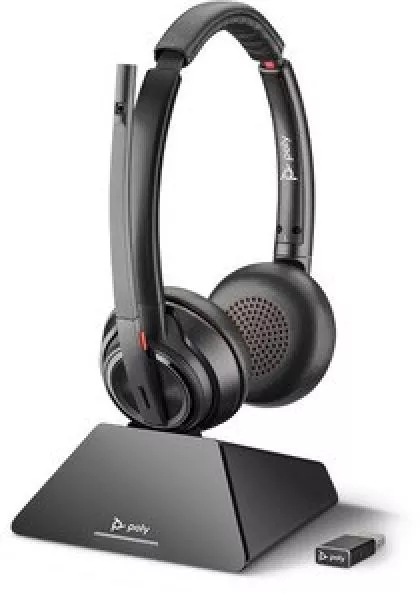 Poly DECT Headset Savi 8220-M UC binaural USB-A Poly DECT Headset Savi 8220-M UC binaural USB-A
