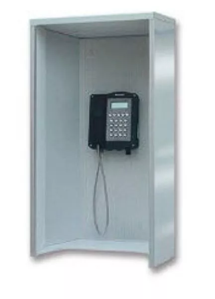 Telefon-Schallschutzhaube Modell 404, Edelstahl V4A