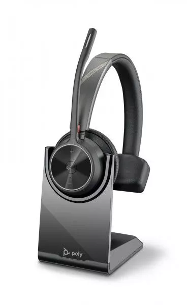 Poly BT Headset Voyager 4310 UC Mono USB-A Teams mit Stand