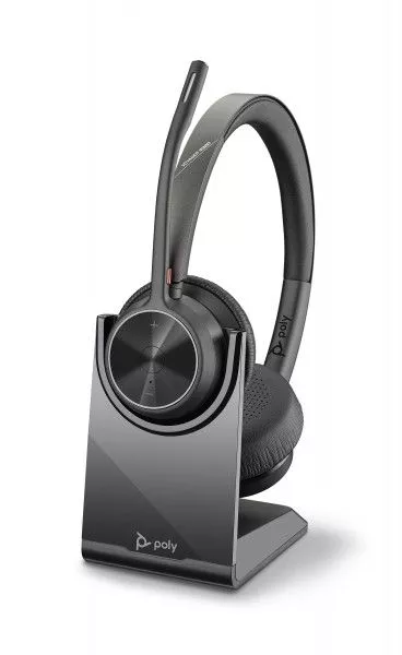 Poly BT Headset Voyager 4320 UC Stereo USB-C mit Stand