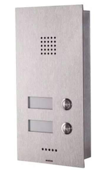 wantec MONOLITH C IP 2T Türsprechstelle mit 2 Tasten